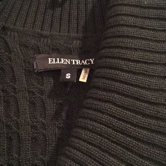 Ellen Tracy Green Sweater Dress - Picture 2 of 3